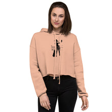 Load image into Gallery viewer, Traveltude "Feeling MySelfie" Crop Hoodie