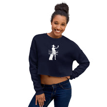 Load image into Gallery viewer, Traveltude "Feeling MySelfie" Crop Sweatshirt