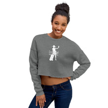 Load image into Gallery viewer, Traveltude "Feeling MySelfie" Crop Sweatshirt