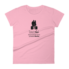 Load image into Gallery viewer, Traveltude #Baecation Tee- Female Fitted