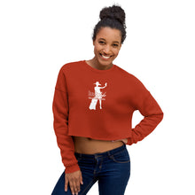 Load image into Gallery viewer, Traveltude "Feeling MySelfie" Crop Sweatshirt