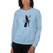 Load image into Gallery viewer, Traveltude "Feeling MySelfie" Sweatshirt (Blk)