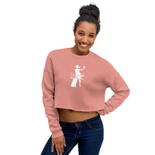 Load image into Gallery viewer, Traveltude "Feeling MySelfie" Crop Sweatshirt