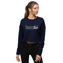 Load image into Gallery viewer, Traveltude Crop Sweatshirt