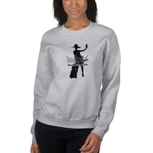 Load image into Gallery viewer, Traveltude "Feeling MySelfie" Sweatshirt (Blk)
