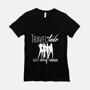 Traveltude Squad V-neck Tee