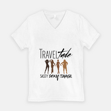 Load image into Gallery viewer, Traveltude Squad V-neck Tee