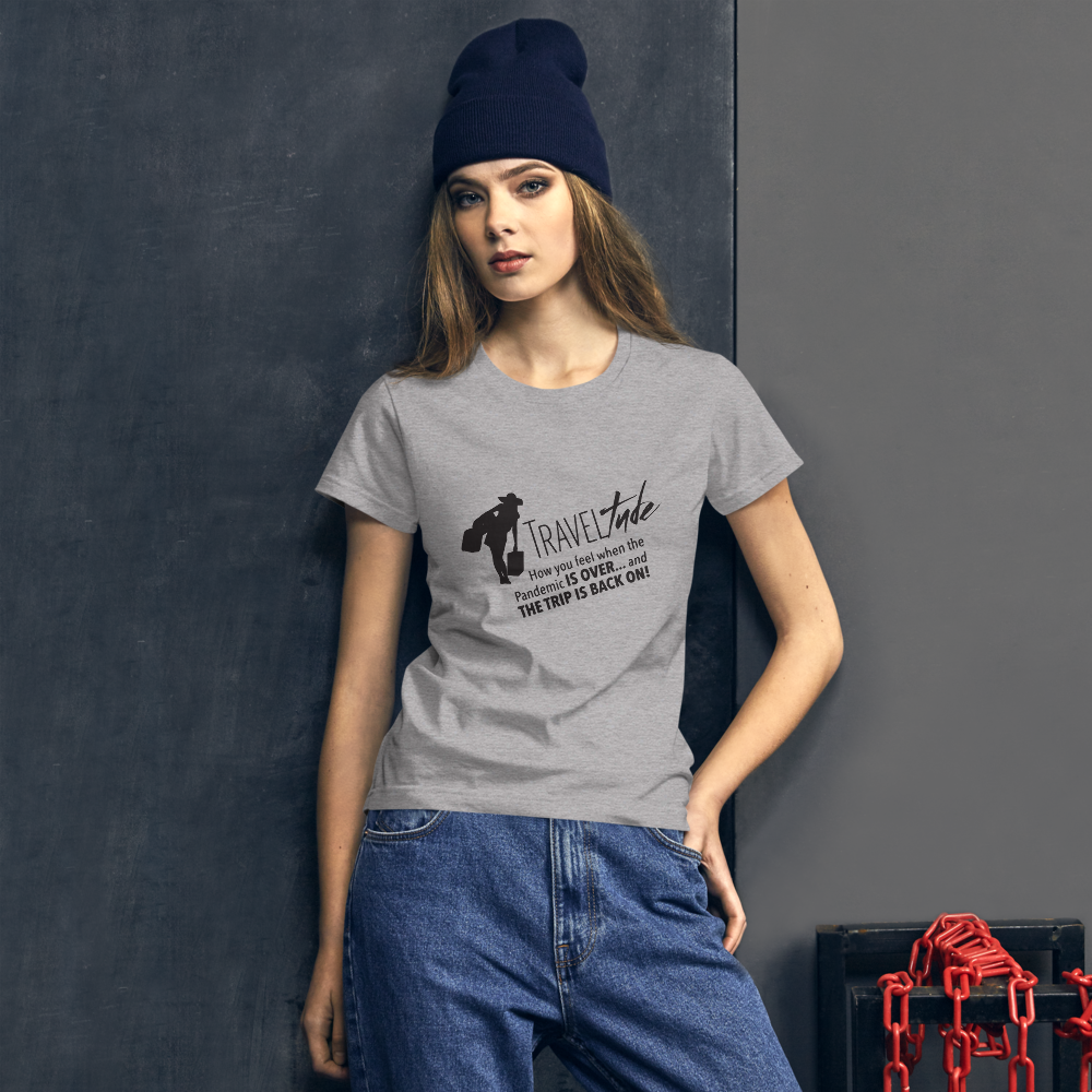 Traveltude Pandemic Over Fitted Tee