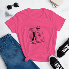 Load image into Gallery viewer, Traveltude Passport Stamp Fitted Tee