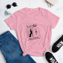 Load image into Gallery viewer, Traveltude Passport Stamp Fitted Tee